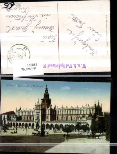 188971,Polen Krakow Krakau Sukiennice Tuchhalle