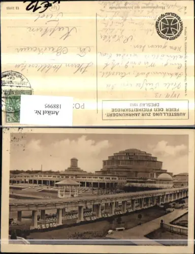 188995,Polen Breslau Ausstellung z. Jahrhundertfeier d. Freiheitskriege 1913 pub Th. Lichtenberg