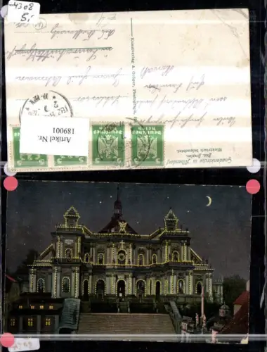 189001,Polen Breslau Gnadenkirche i. Albendorf Elektrisch beleuchtet