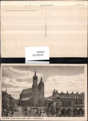 229385,Krakow Krakau Marienkirche Kirche