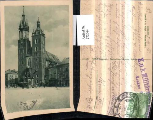 272044,Polen Krakow Krakau Kosciol N. P. Maryi Marienkirche Kirche