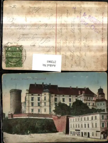 272061,Polen Krakow Krakau Wawel Königsschloss Schloss