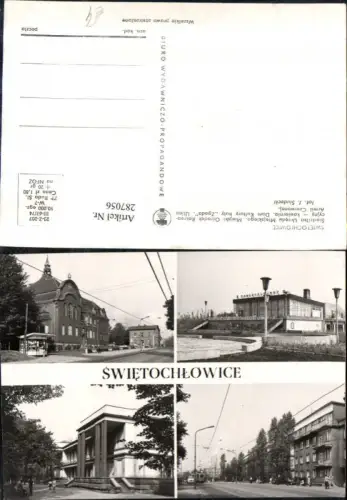 287056,Swietochlowice Schwientochlowitz Straßenansichten Gebäude Mehrbildkarte