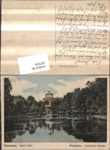 287070,Warszawa Warschau Ogrod Saski Sächsischer Garten