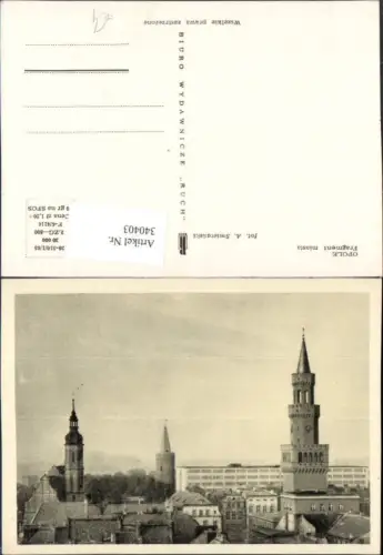 340403,Opole Fragment miasta Turm Kirche