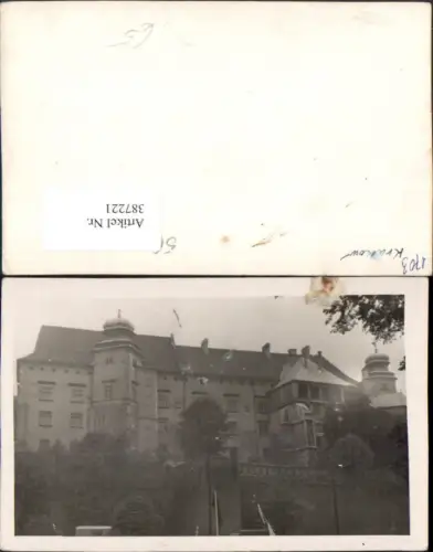 387221,Foto AK Poland Krakow Krakau Wawel Schloss