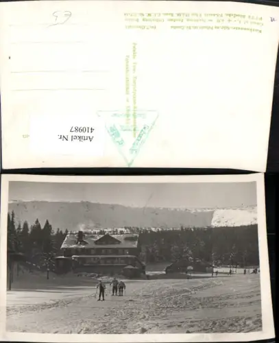 410987,Poland Karkonosze Schronisko na Polanie im Br. Czecha Berghütte Winterbild