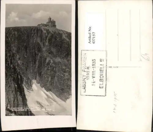 437157,Krkonose Riesengebirge Snezne jamy Schneegrube b. Piechowice