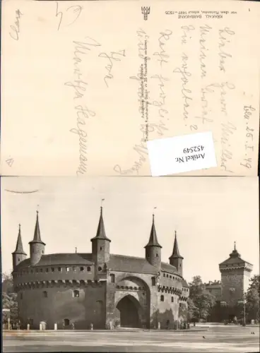 452549,Poland Krakau Barbakane Türme