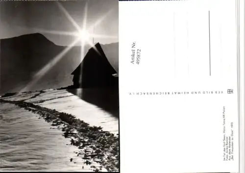 495872,Poland Hohe Tatra Tal der fünf Seen Landschaft Hütte