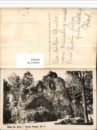 495942,Poland Gora sw Anny St. Annaberg Grota Najsw Lourdesgrotte