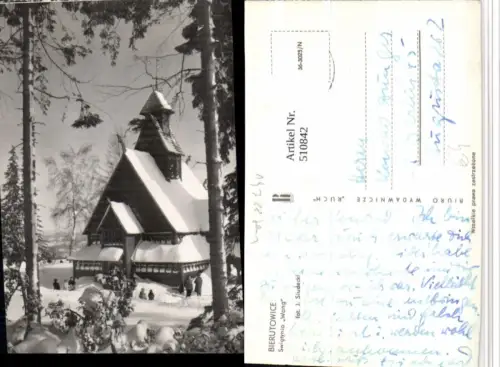 510842,Poland Bierutowice b. Karpacz Krummhübel Swiatynia Wang Kirche Winterbild