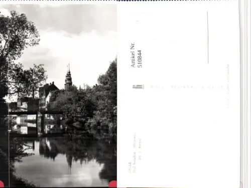 510844,Poland Opole Oppeln Nad kanalem Mlynowka Fluss Brücke