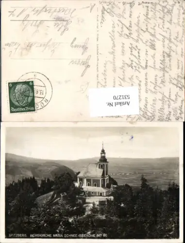 531270,Spitzberg Bergkirche Maria Schnee Miedzygorze Niederschlesien