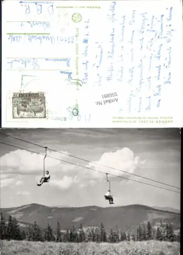 556891,Poland Beskid Slaski Wyciag linowy Sessellift Lift Biala Bialsko
