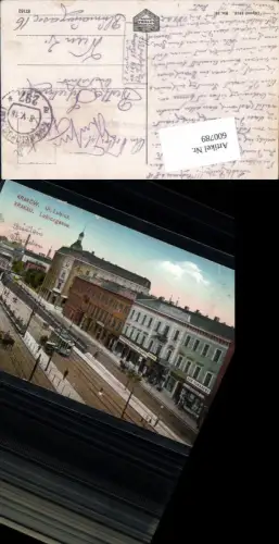 600789,Krakau Krakow Lubiczgasse Tram Straßenbahn Poland K.K. Feldpost 297 a