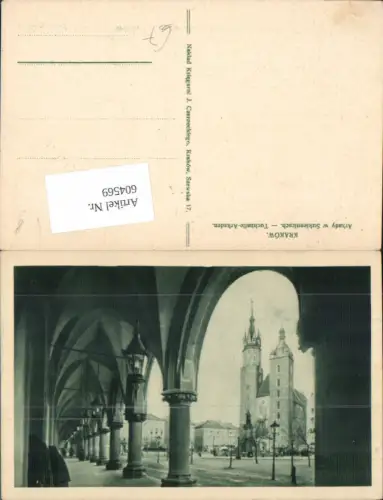 604569,Krakau Krakow Poland Arkaden