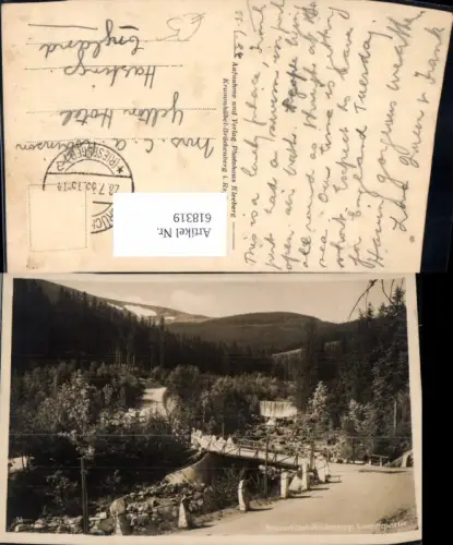 618319,Karpacz Krummhübel-Brückenberg Lomnitzpartie Brücke Poland