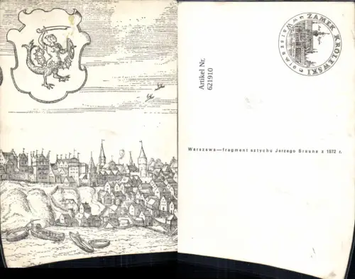 621910,Künstler Ak Warschau Zamek Krolweski Warszawie Poland