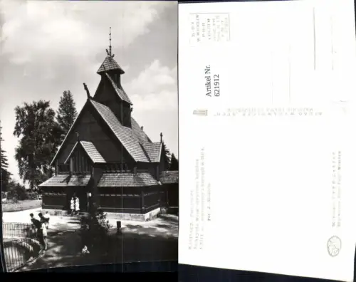 621912,Foto Ak Karpacz Bierutowice Swiatynia Wang Kirche Poland