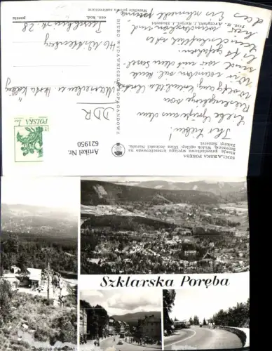 621950,Mehrbild Ak Szklarska Poreba Bus Sessellift Poland