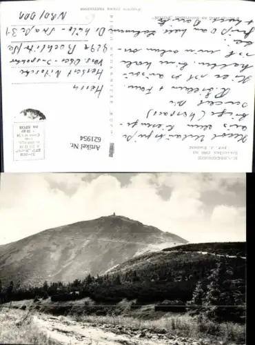 621954,Foto Ak Karkonosze Sniezka Schneekoppe Karpacz Poland