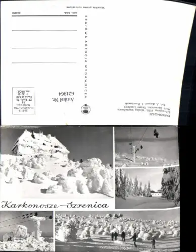 621964,Mehrbild Ak Karkonosze Schronisko PTTK Wintersport Szklarska Poreba Schreiberhau Poland