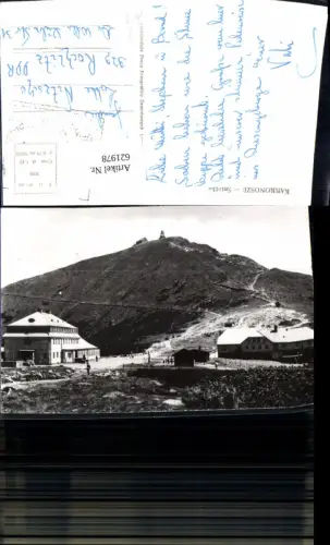 621978,Foto Ak Karkonosze Sniezka Schneekoppe Karpacz Poland