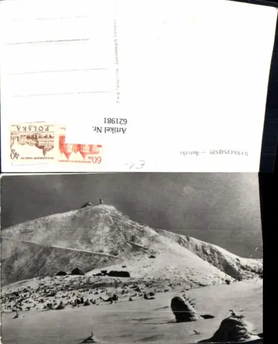 621981,Foto Ak Karkonosze Sniezka Schneekoppe Karpacz Poland