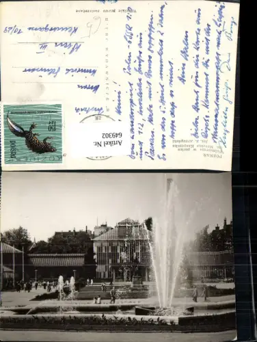 649302,Foto Ak Poznan Posen Palmiarnia w parku im Marcina Kasprzaka Poland