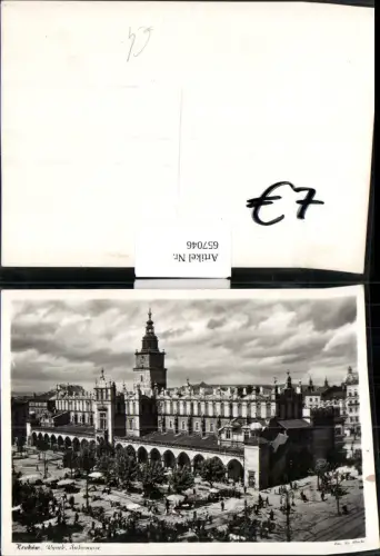 657046,Foto Ak Krakow Kraukau Rynek Sukiennice Poland