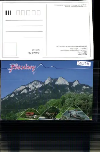 671151,Mehrbild Ak Tri koruny Lesnica chata Pieniny Dunajec plavba pltou Pieniny Poland