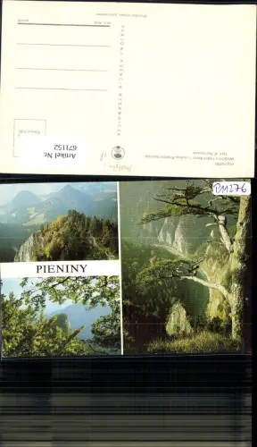 671152,Mehrbild Ak Pieniny Widok z Trzech Koron Sokolica Przelom Dunajca Poland