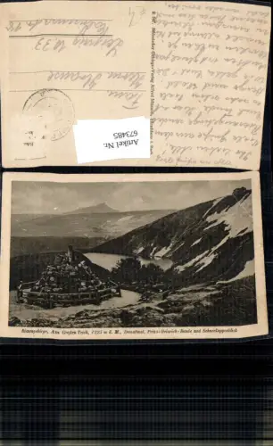 673485,Foto Ak Riesengebirge Karpacz Krummhübel Prinz Heinrich-Baude