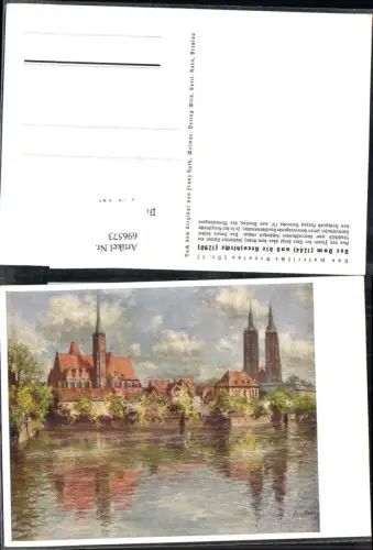 696573 Künstler AK Franz Huth Breslau Wroclaw