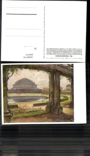 696574 Künstler AK Franz Huth Breslau Wroclaw Jahrhunderthalle