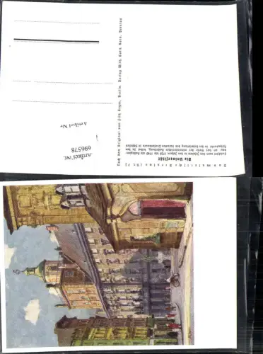 696578 Künstler AK Franz Huth Breslau Wroclaw Universität