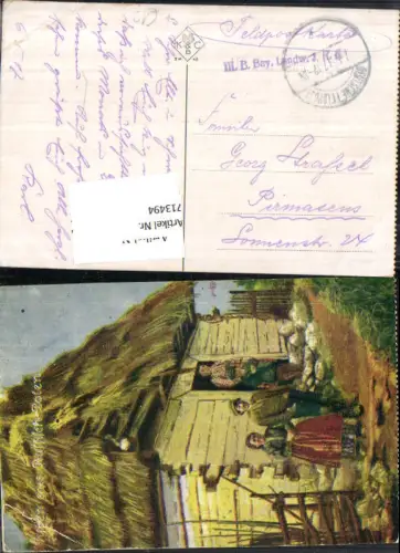 713494 Typen aus Russisch-Polen Volkstypen Russia Russland Poland Feldpost