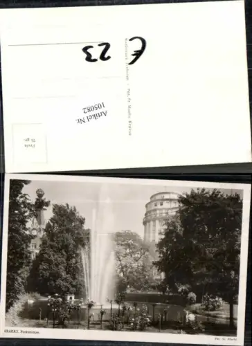 105082,Krakau Parkanlage Brunnen Springbrunnen