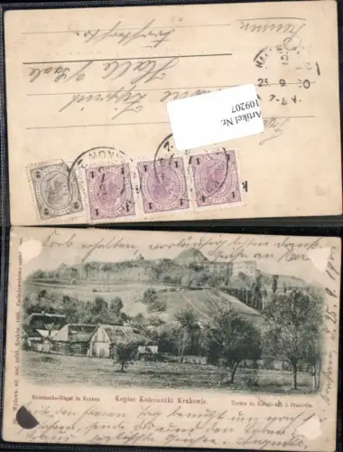 109207,Kopiec Kosciuszki Krakowie Krakau Kosciuszko Hügel Cracovie