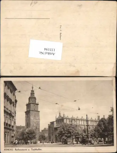 133194,Krakau Krakow Rathausturm rathaus