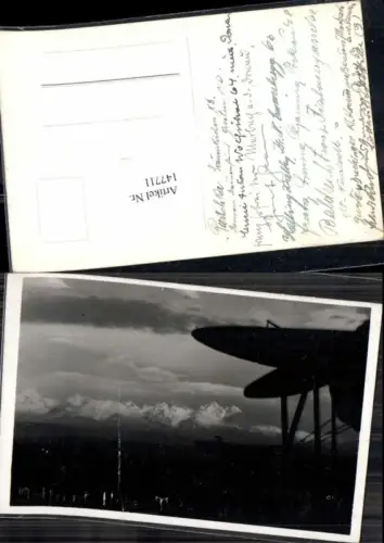 147711,seltene Fliegeraufnahme m. Flugzeug Hohe Tatra Vysoke Tatry Lomnitz Karpaten