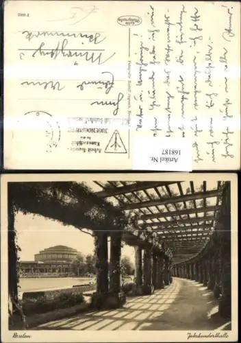 168187,Breslau Jahrhunderthalle