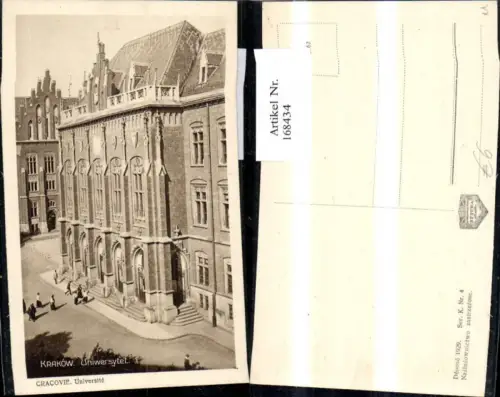 168434,Cracovie Universite Krakow Krakau