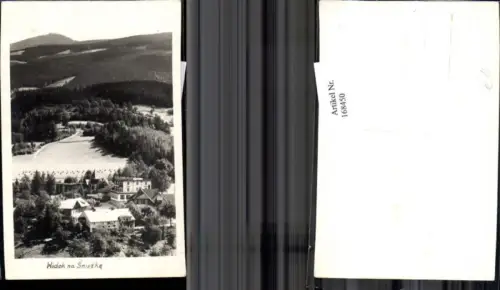 168450,Widok na Sniezke Foto Ak Gebäude Landschaft