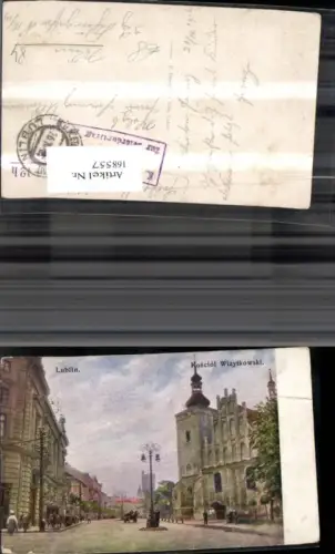 168557,Lublin Kosciol Wizytkowski Künstler Ak 1916