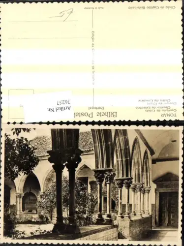 76257,Tomar Convento de Cristo Claustro do Cemiterio Arkaden Säulengang