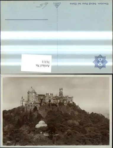 76311,Lissabon Schloß Pena bei Cintra