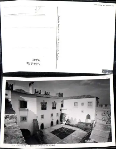 76448,Obidos Patio da Pousade do Castelo