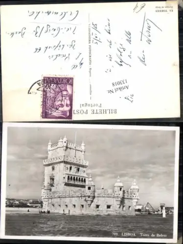 133018,Lisboa Lissabon Torre del belem
